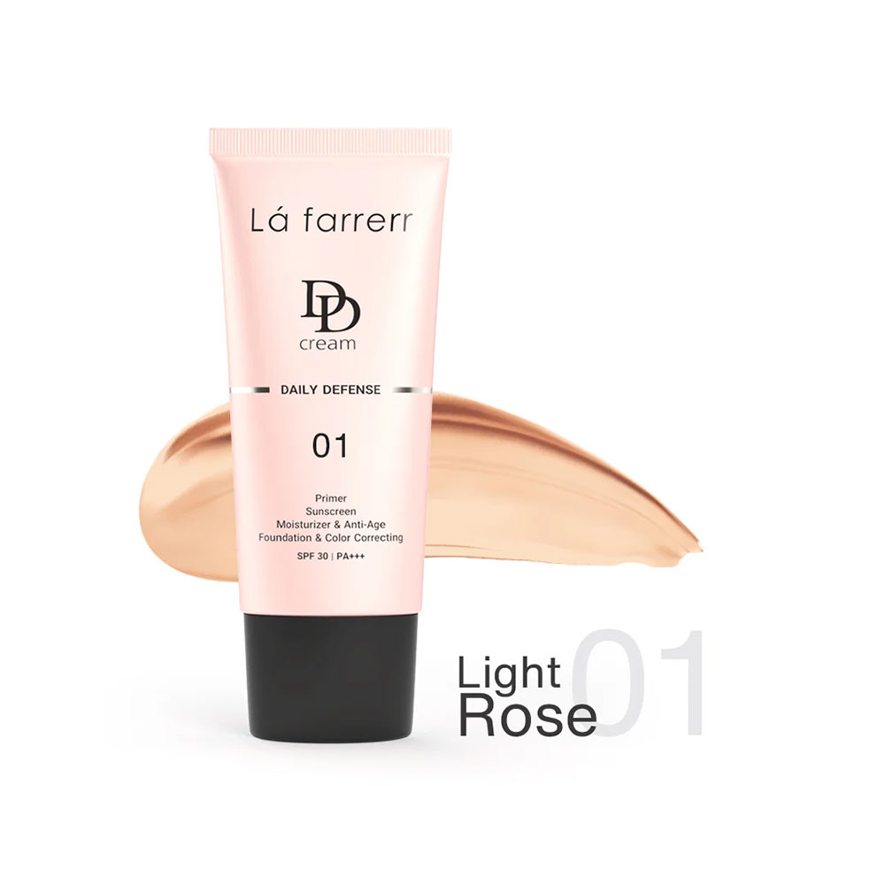 دی دی کرم لافارر رنگ Light Rose  کد 01